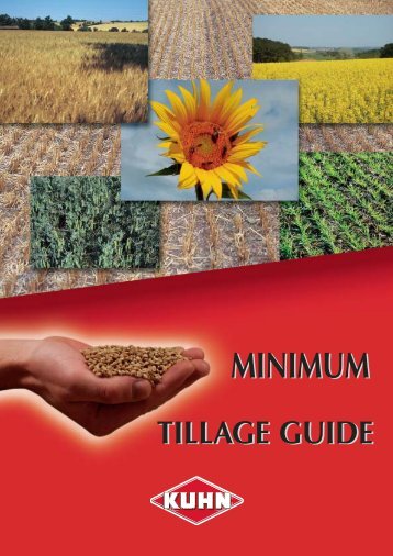 Minimum tillage or direct drilling