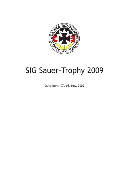 SIG-Sauer Trophy - SLG Stade - Hagen