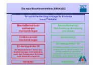 die neue Maschinenrichtlinie 2006/42/EG