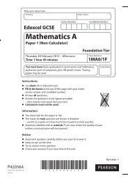 Paper 1 Non Calculator Kesh Gcse Maths