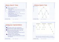 Binary Search Trees A Binary Search Tree Ambiguous ... - Sm.luth.se