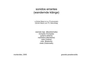 sonidos errantes (wandernde klÃ¤nge) - GP-Magma