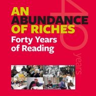 Forty Years of Reading - Ilkley Literature Festival