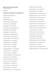 District 10 cross country results - PIAA District 10