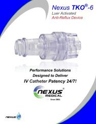 Nexus TKO-6 Brochure - FINAL PRINT - Tlc-med.com