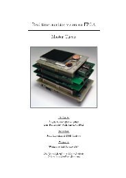 Master thesis: Real time machine vision on FPGA. - CoViL