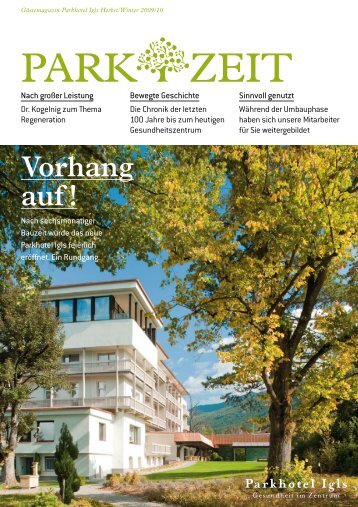 Vorhang auf ! - Parkhotel Igls