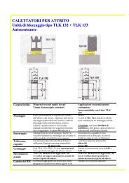 CALETTATORI PER ATTRITO UnitÃ  di bloccaggio tipo TLK 132 + ...