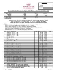 Electrical Service & Overhead Rigging Order Form - Tradeshow ...