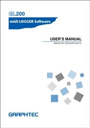 midi LOGGER Software User's manual.pdf - Graphtec America