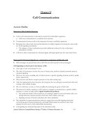 CHAPTER 11 CELL COMMUNICATION - Hancock High School