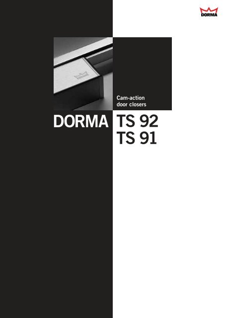 TS 92 TS 91 DORMA - BW Hardware