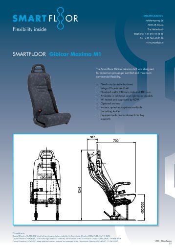 SMARTFLOOR Gibicar Maxima M1 Flexibility inside