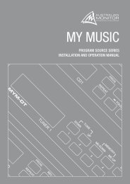 My Music Manual - Australian Monitor
