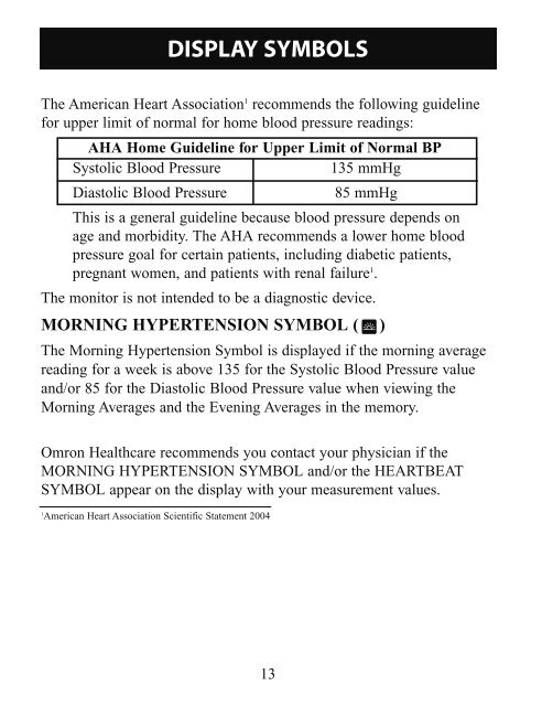 INSTRUCTION MANUAL - Omron Healthcare