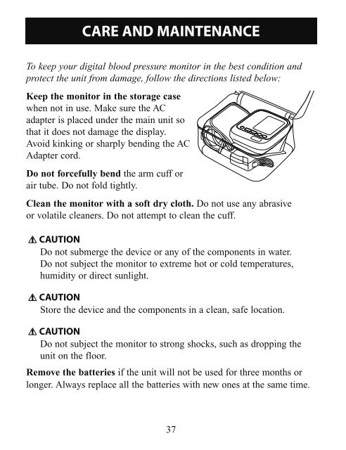 INSTRUCTION MANUAL - Omron Healthcare