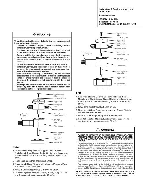 L50 Injection Lubricator - Parker