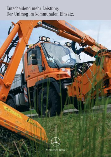 Entscheidend mehr Leistung. Der Unimog im kommunalen Einsatz.