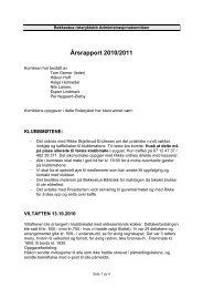 Årsrapport 2010/2011 - Bekkestua Rotary klubb