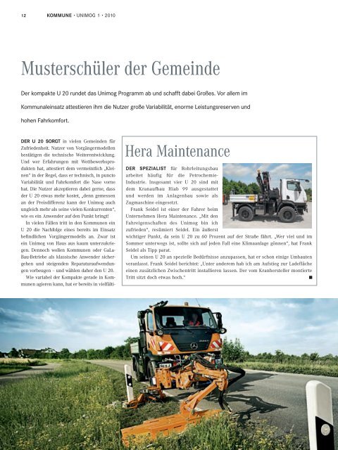 Sonderausgabe Unimog U 20