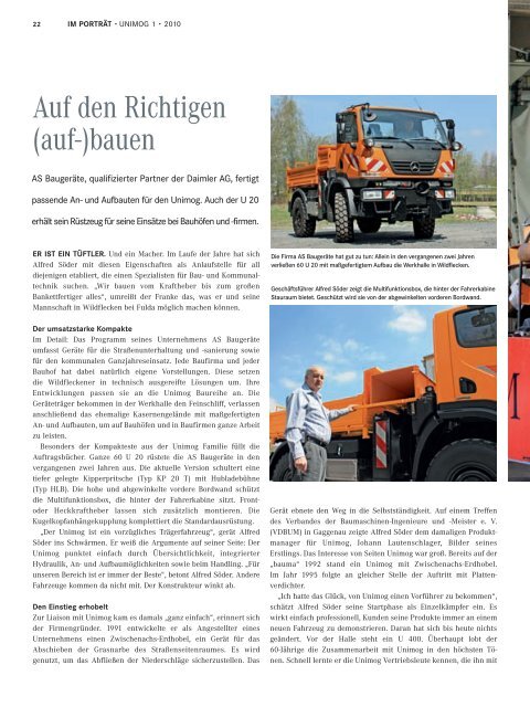 Sonderausgabe Unimog U 20