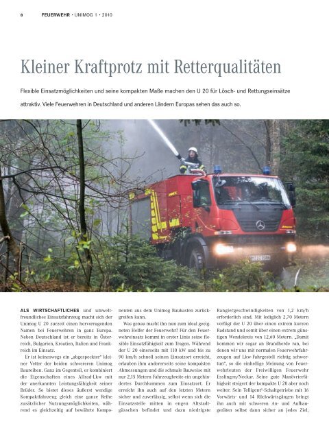 Sonderausgabe Unimog U 20