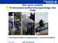 Die neue mobile Trinkwasseraufbereitungsanlage des THW