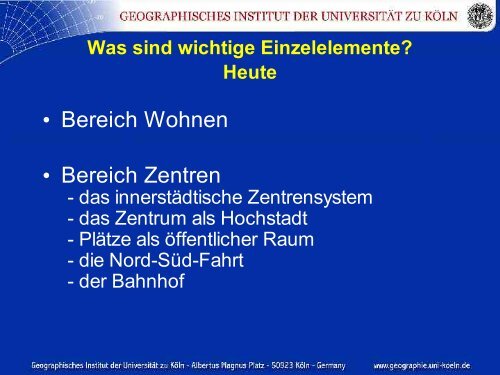 PowerPoint-Präsentation. - Geschichtswerkstatt Kalk