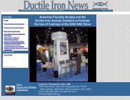 Issue No.1, 2004 - Ductile Iron Society