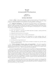 ARTICLE I (Sections 1 to 17) GENERAL PROVISIONS ... - Ibp.ph