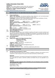 Safety Information Sheet Aluchrom Crofer - ThyssenKrupp VDM