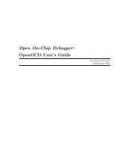 Open On-Chip Debugger: OpenOCD User's Guide