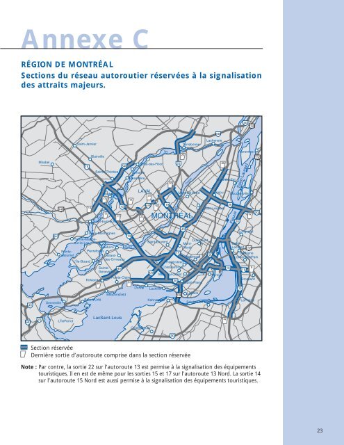 Politique de signalisation touristique - Tourisme QuÃ©bec