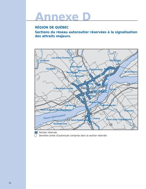 Politique de signalisation touristique - Tourisme QuÃ©bec