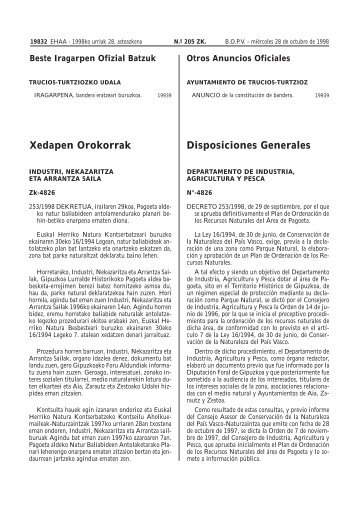 253/1998 Dekretua - Euskadi.net