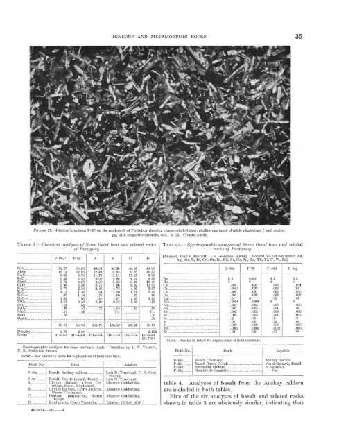 Geology and Mineral Resources of Paraguay A Reconnaissance