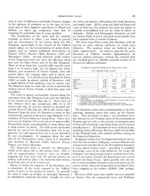 Geology and Mineral Resources of Paraguay A Reconnaissance