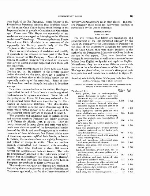 Geology and Mineral Resources of Paraguay A Reconnaissance