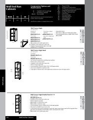 Kraftmaid 010 Wall End Run Cabinets - Roberts Company, Inc.