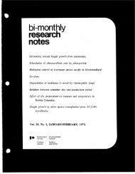 Bi-Monthly Research Notes: Vol 29, No 1-6 - NFIS