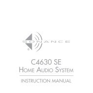 C4630 SE Instruction Manual - Sonance