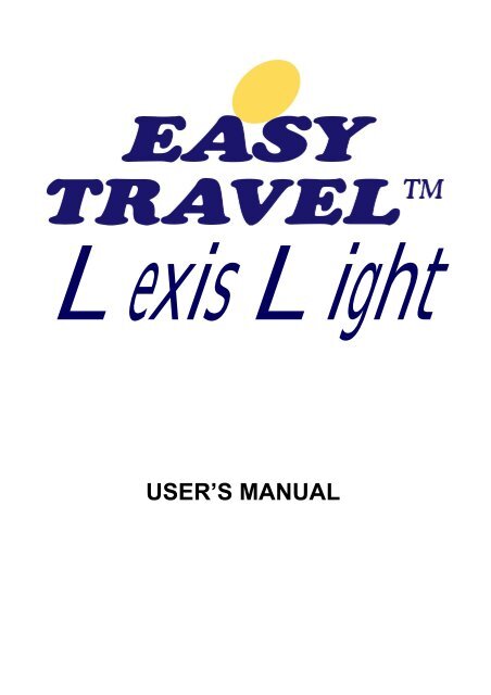 Lexis Light Manual - DiscoverMyMobility.com