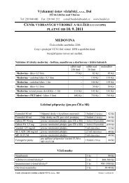 medovina - VÃ½zkumnÃ½ Ãºstav vÄelaÅskÃ½ v Dole