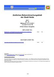 Amtliches Bekanntmachungsblatt der Stadt Heide