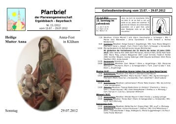 Pfarrbrief 15.2012.docx - Pfarreiengemeinschaft Ergoldsbach