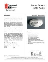 System Sensor, 5600 Series - Advanced Alarm Systems