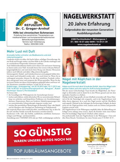 Ausgabe 10/2012 - startseite - Marktgemeinde Perchtoldsdorf