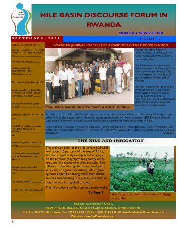 Read NBDF Newsletter Issue N. 9 - NBDF Rwanda