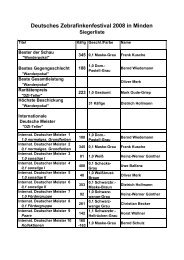 Siegerliste B - der Deutschen Zebrafinken Interessengemeinschaft