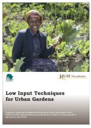 A Guide Book on Low Input Techniques for Urban Gardens